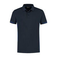 Poloshirt Carsen Real Navy/Royal Blue S t/m 5XL 