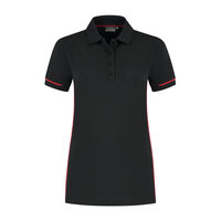Poloshirt Carsen Ladies Black/Red XS t/m XXL
