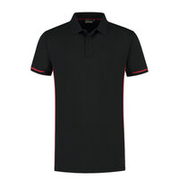 Poloshirt Carsen+ Black/Red S t/m 3XL 