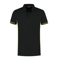 Poloshirt Carsen+ Black/Yellow S t/m 3XL  