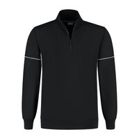 Zipsweater Collin Black/Sport Grey S t/m 5XL 