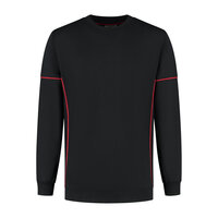 Sweater Chris Black/Red S t/m 5XL 