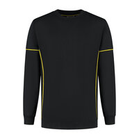 Sweater Chris Black/Yellow S t/m 5XL 