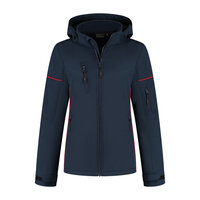 Softshell Jacket Curtis Ladies Real Navy/Red XS t/m XXL 
