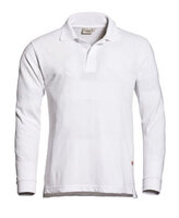 Poloshirt Matt Long Sleeve White  S  t/m 3XL (Maat L leverbaar vanaf 10-12-2025)