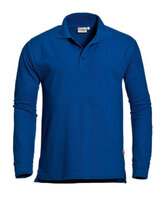 Poloshirt Matt Long Sleeve Royal Blue  S  t/m  3XL 