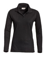 Poloshirt Matt Ladies Long Sleeve  Black XS  t/m  XXL 