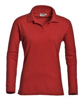 Poloshirt Matt Ladies Long Sleeve Red  XS  t/m  XXL (Uitlopende kleur)