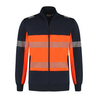 Sweatvest Hugo Real Navy/Fluor Orange S t/m 5XL