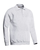 Polosweater Robin Ash Grey   XS  t/m  5XL (Maat S, L en XL niet leverbaar) (Uitlopende kleur)