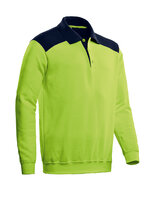 Sweater Tesla  Lime / Real Navy  S  t/m 5XL 