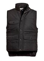 Bodywarmer Bob Black  S  t/m  3XL 