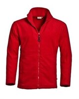 Full zip polar fleece jack Bormio Red  S  t/m  3XL (Maat XL en 3XL niet leverbaar) (Uitlopende kleur)