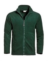 Full zip polar fleece jack Bormio Dark Green  S  t/m  3XL (Maat M, XL en 3XL niet leverbaar) (Uitlopende kleur)