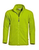 Full zip polar fleece jack Bormio Lime  S  t/m  3XL (Uitlopende kleur)