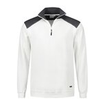 Zipsweater Tokyo White / Graphite S t/m 5XL (Maat XXL leverbaar vanaf 04-02-2024) Zipsweater Tokyo White / Graphite S t/m 5XL (Maat XXL leverbaar vanaf 04-02-2024)