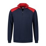 Zipsweater Tokyo S t/m 5XL Real Navy / Red ( maat S, M en XL zijn weer leverbaar vanaf 25-12) Zipsweater Tokyo S t/m 5XL Real Navy / Red ( maat S, M en XL zijn weer leverbaar vanaf 25-12)