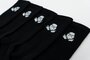 Yeren bamboesokken 5-pack Zwart_
