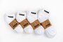 Yeren bamboesokken 5-pack Wit_